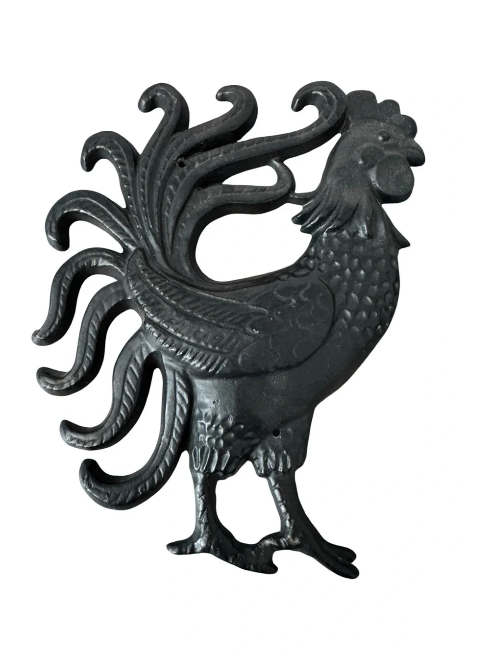 Vintage Cast Iron Roosters Chickens Set of 2‎